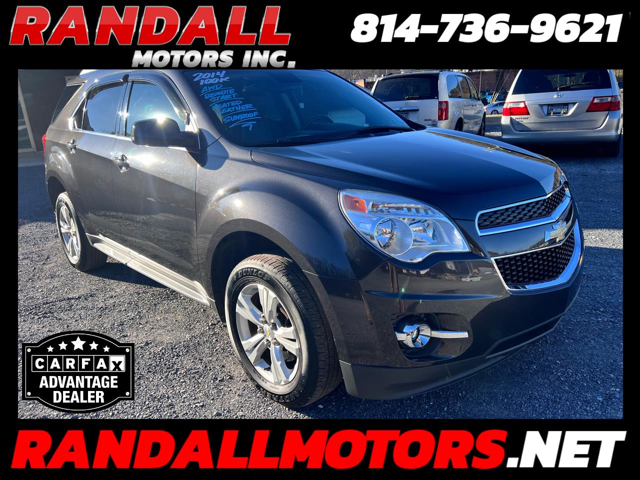 2014 Chevrolet Equinox AWD 4dr LT w/2LT