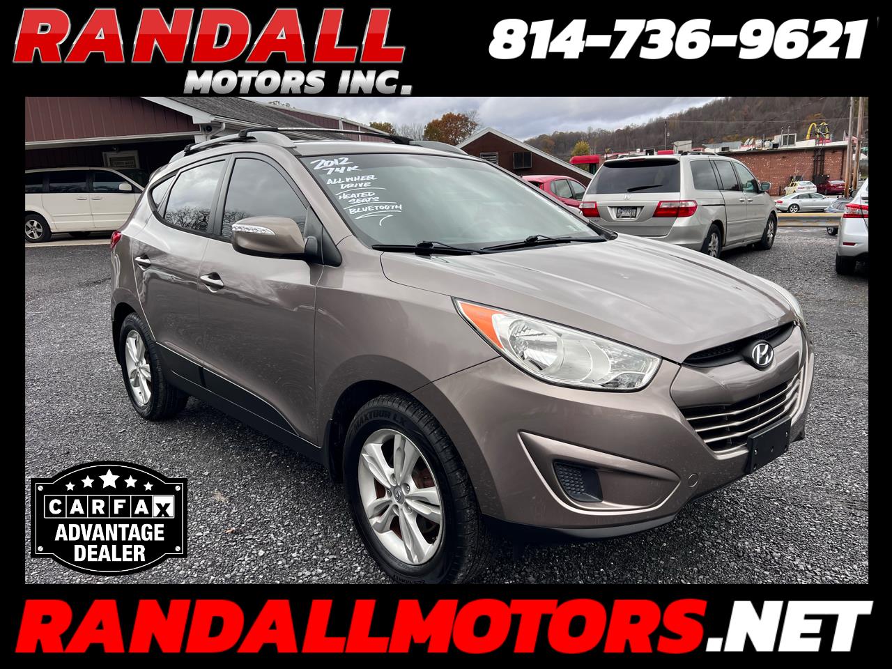 Hyundai Tucson AWD 4dr Auto GLS PZEV 2012 Hyundai Tucson AWD 4dr Auto GLS PZEV 2012