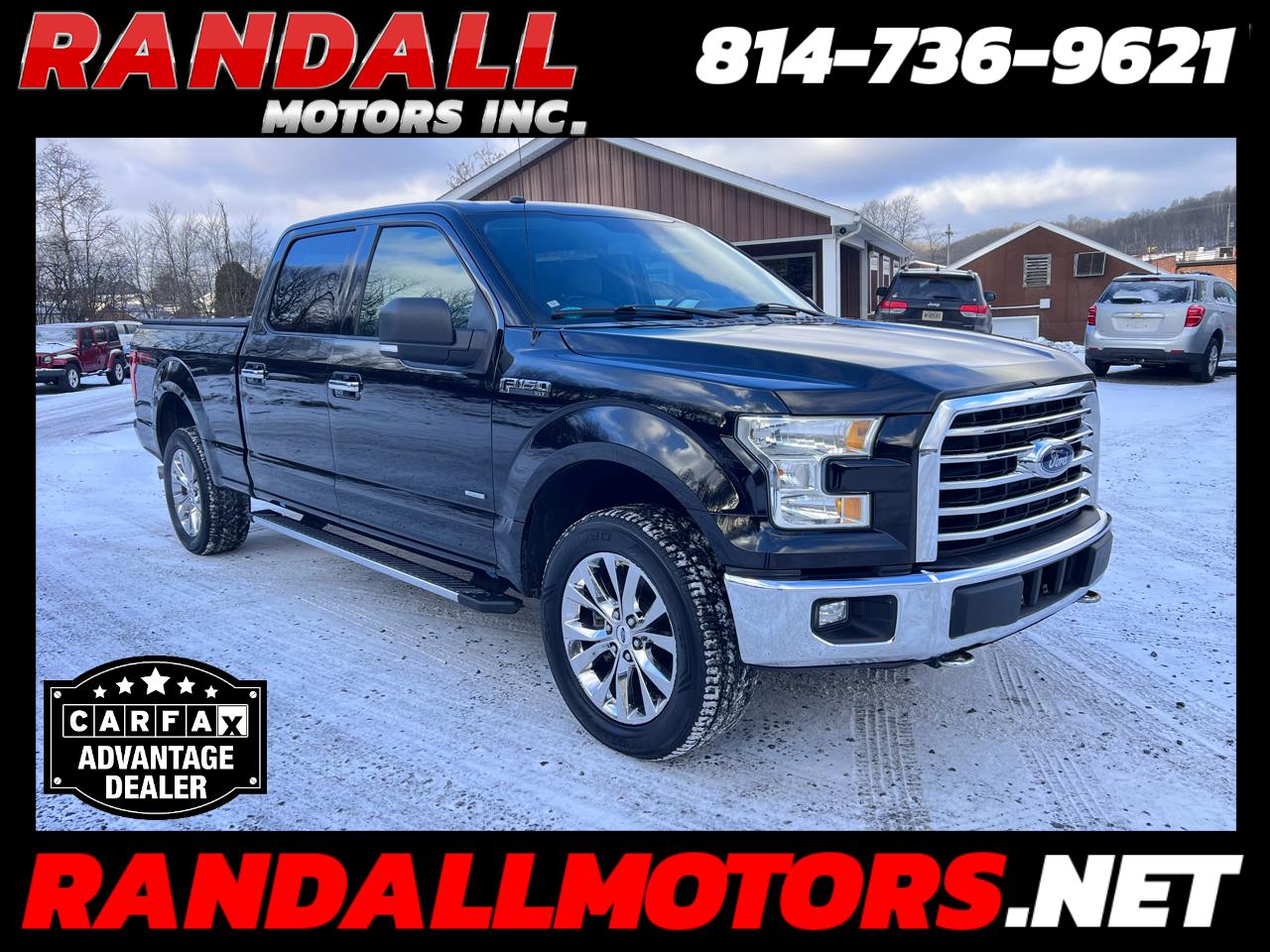 2016 Ford F-150 4WD SuperCrew 145" XLT