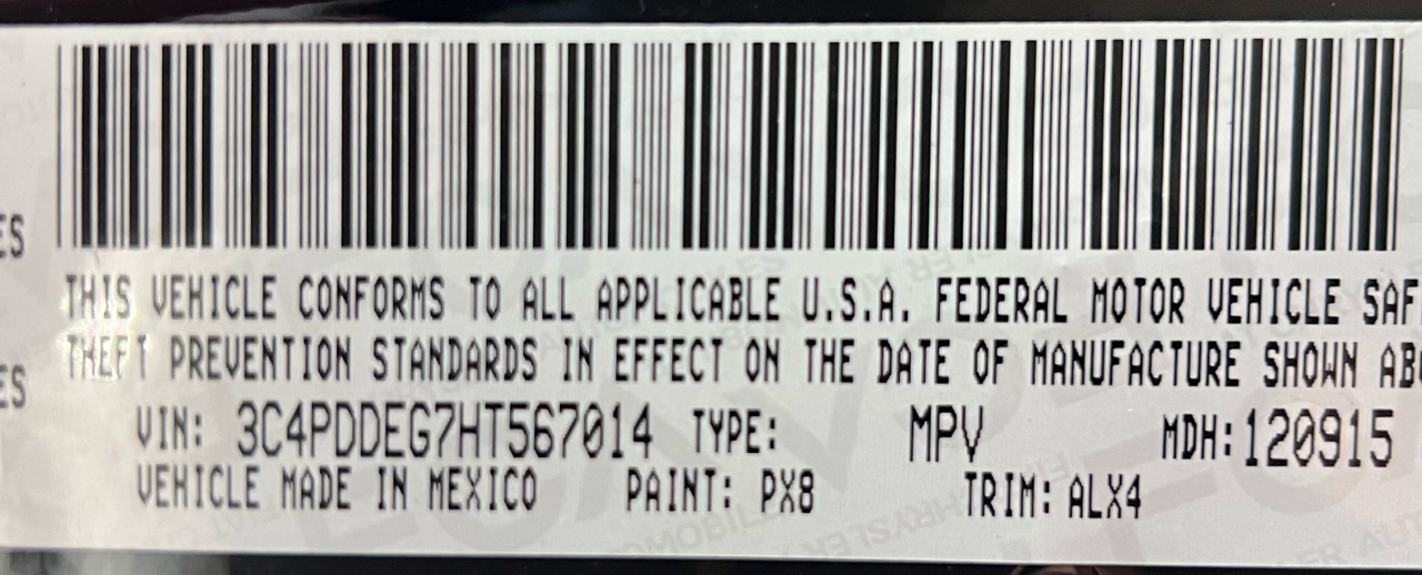 Dodge Journey GT AWD 2017