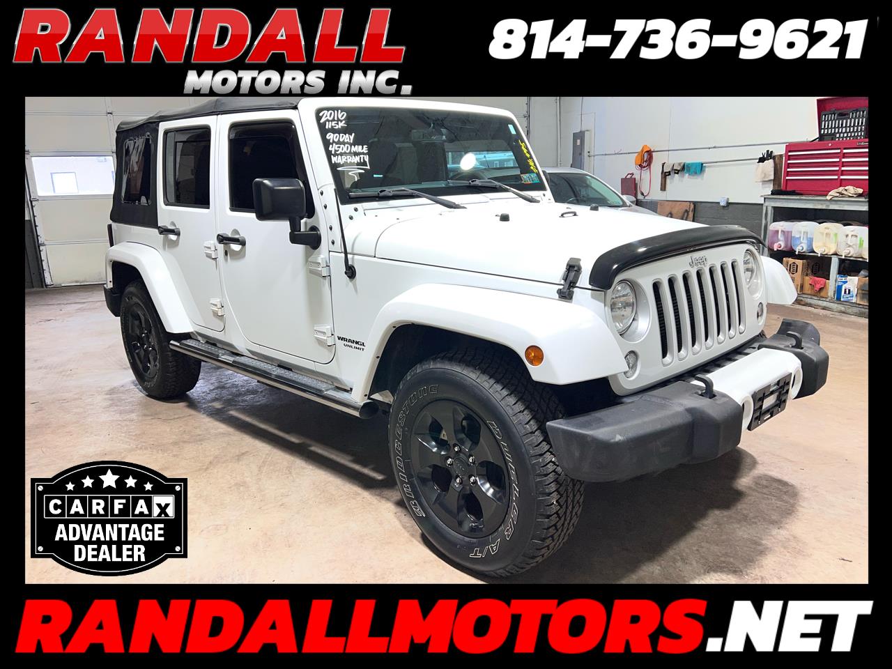 2016 Jeep Wrangler Unlimited 4WD 4dr Sahara