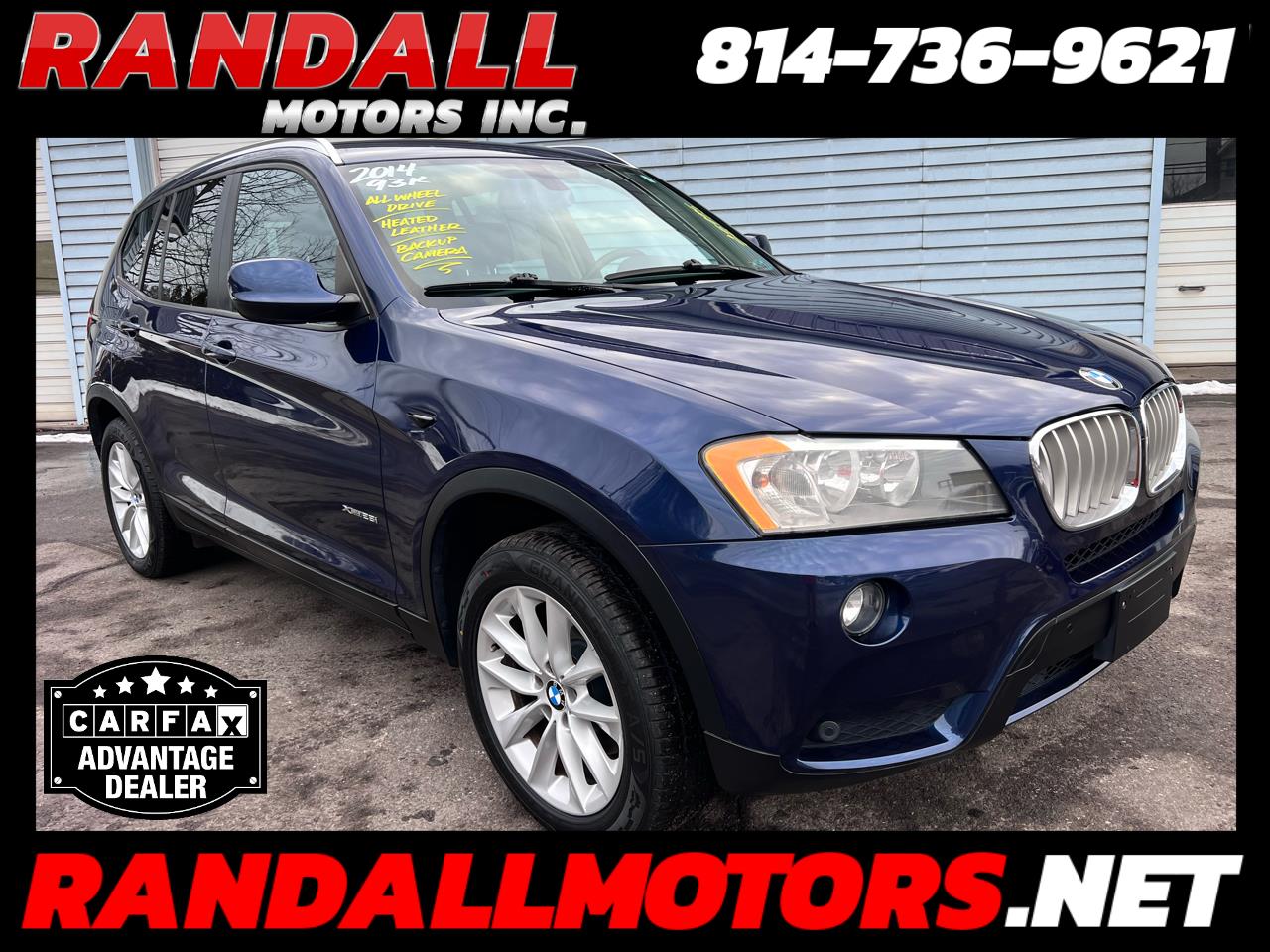 2014 BMW X3 AWD 4dr xDrive28i