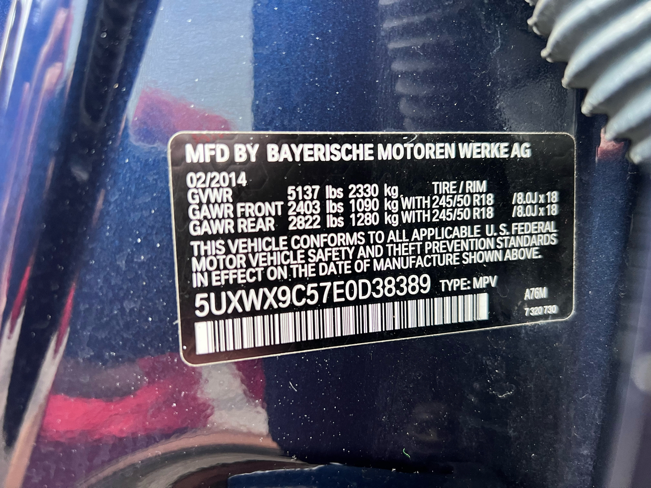 BMW X3 AWD 4dr xDrive28i 2014