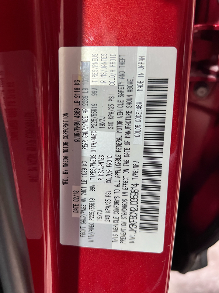 Mazda CX-5 Touring AWD 2018