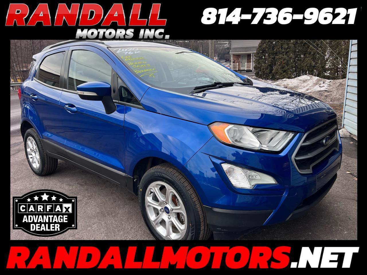 Ford EcoSport SE 4WD 2020