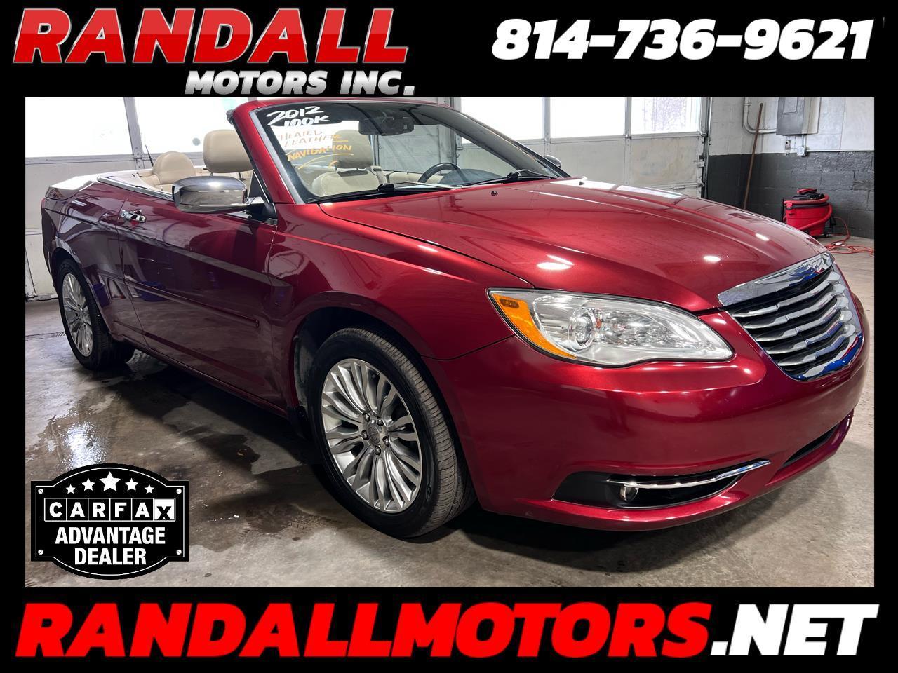 2012 Chrysler 200 2dr Conv Limited