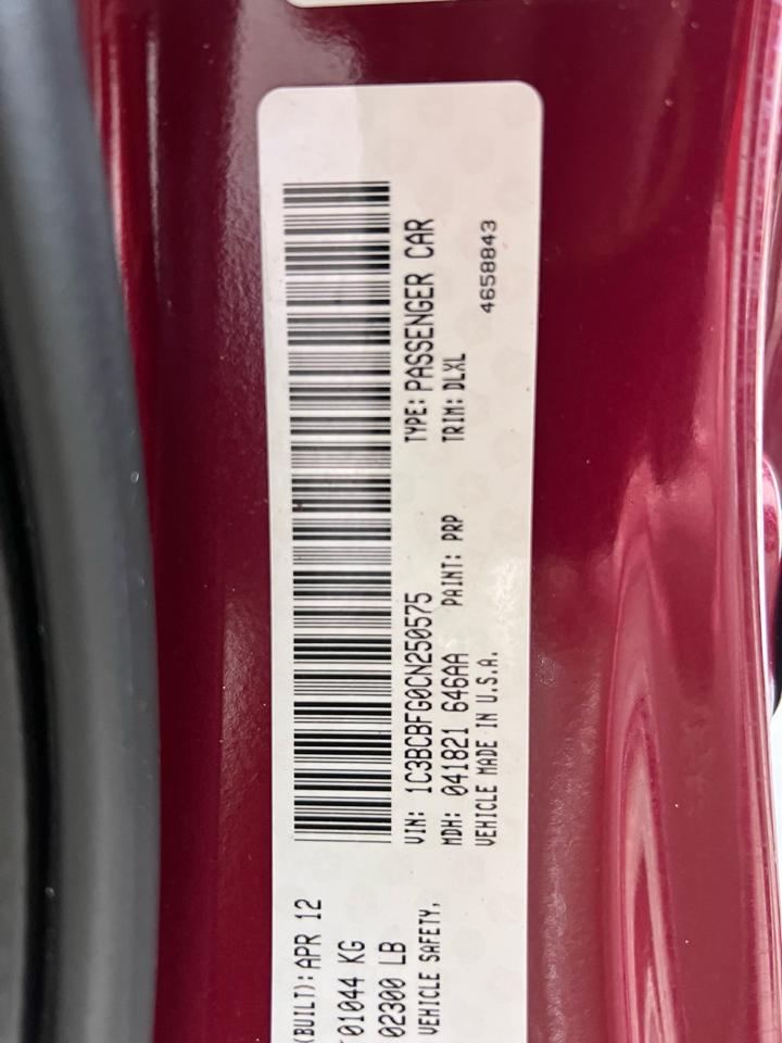 Chrysler 200 2dr Conv Limited 2012