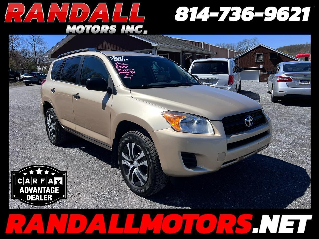 2011 Toyota RAV4 4WD 4dr 4-cyl 4-Spd AT (Natl)