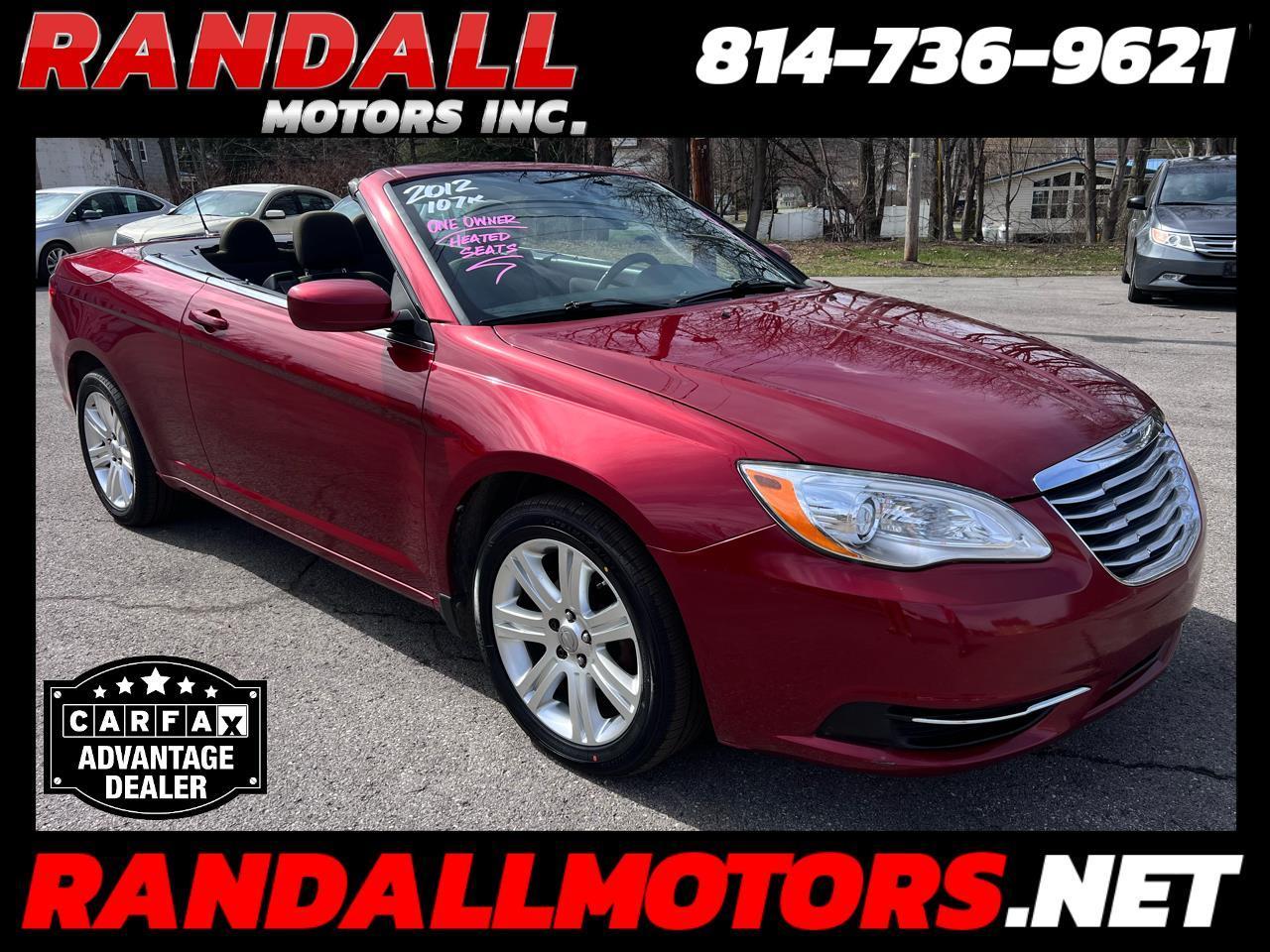 2012 Chrysler 200 2dr Conv Touring