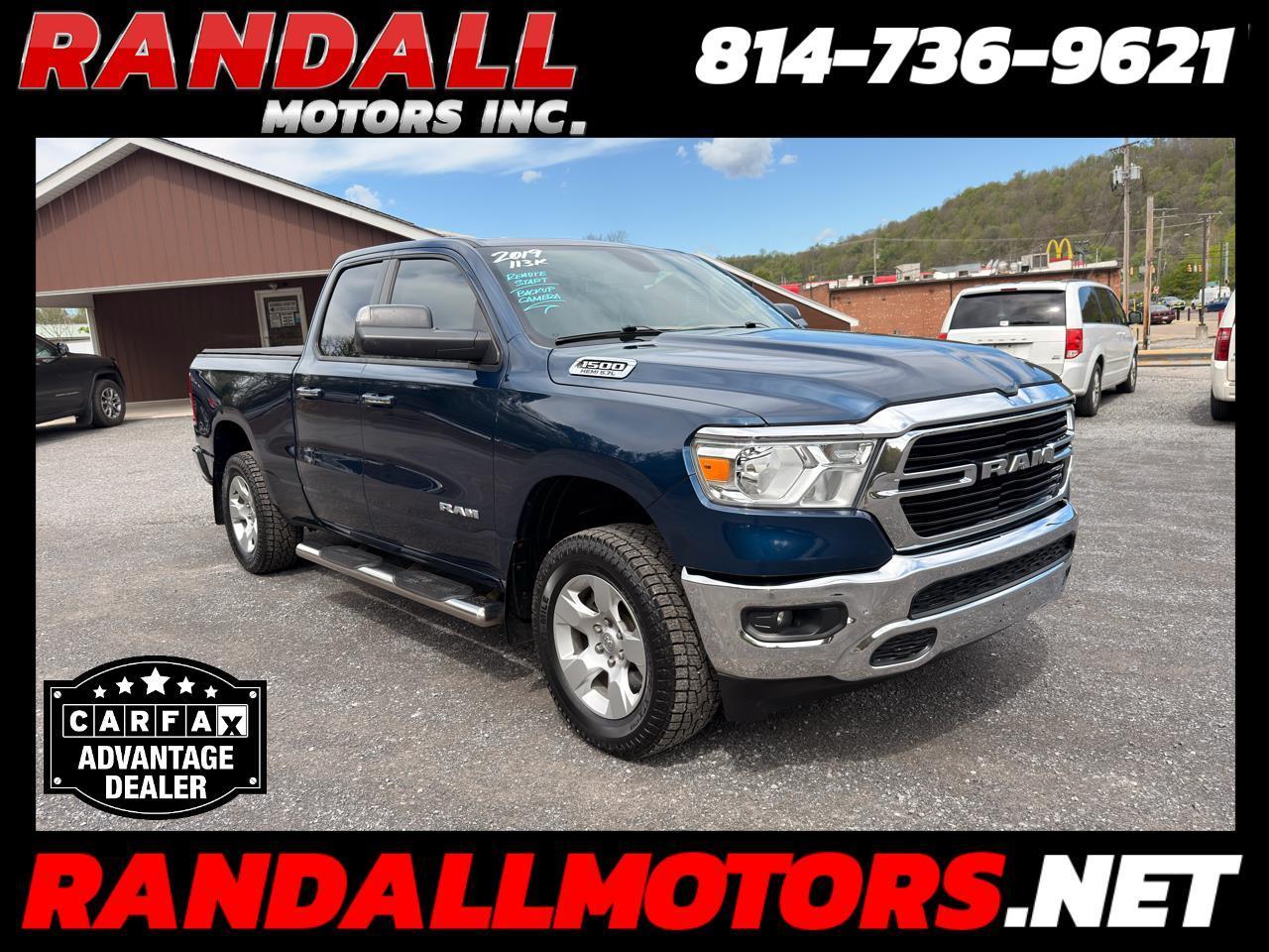 2019 RAM 1500 Big Horn/Lone Star 4x4 Quad Cab 6'4" Box