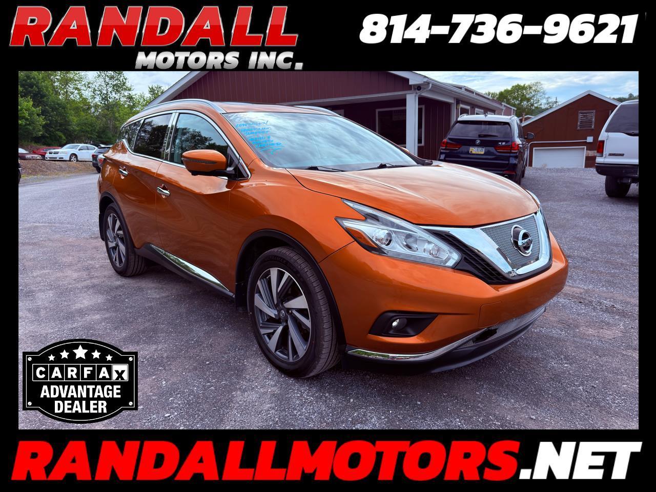 2016 Nissan Murano AWD 4dr Platinum