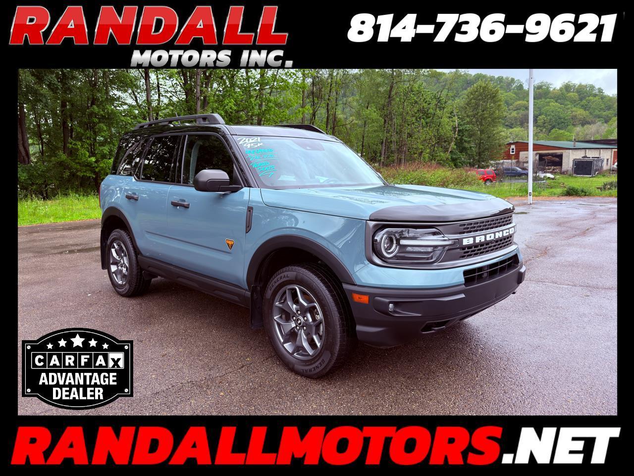 2021 Ford Bronco Sport Badlands 4x4 *Ltd Avail*