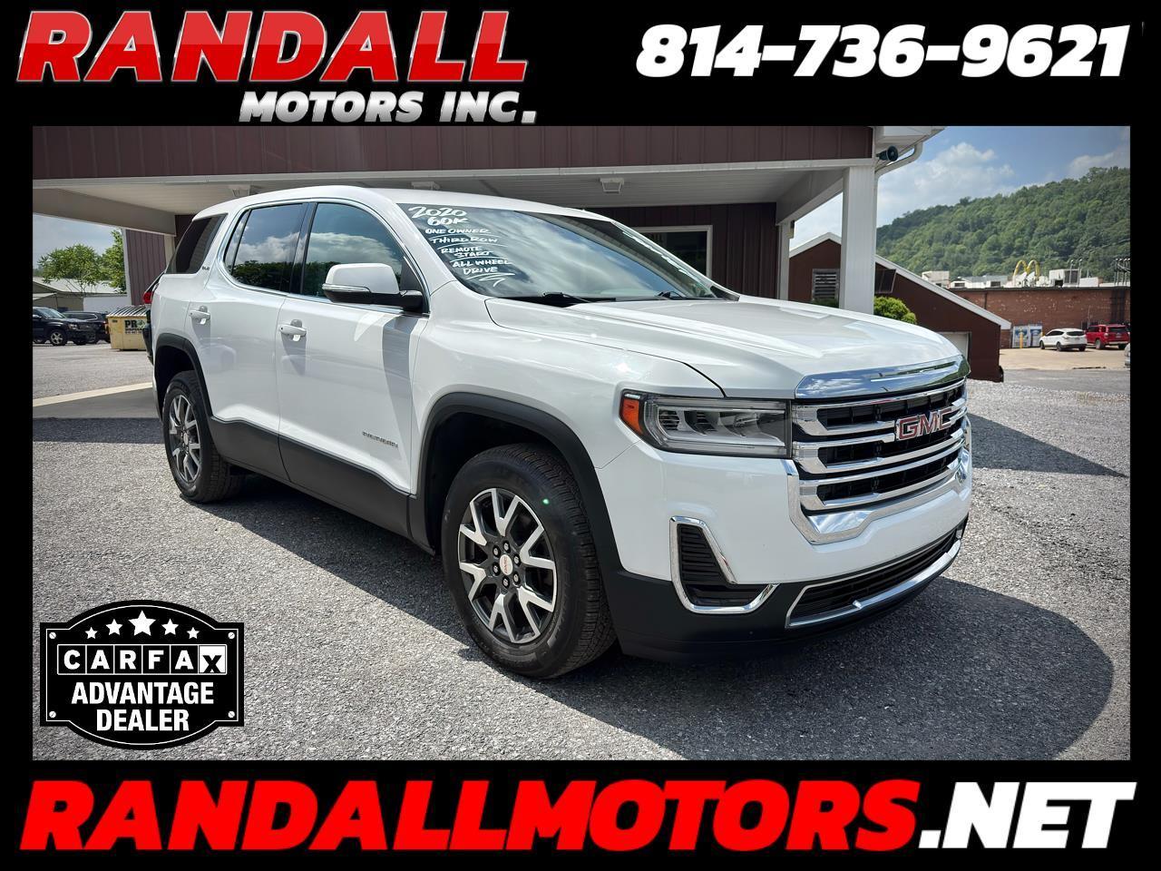 2020 GMC Acadia AWD 4dr SLE