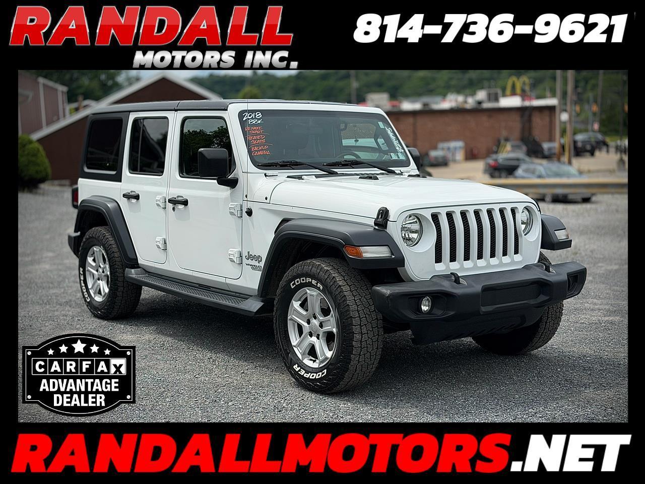 2018 Jeep Wrangler Unlimited Sport S 4x4