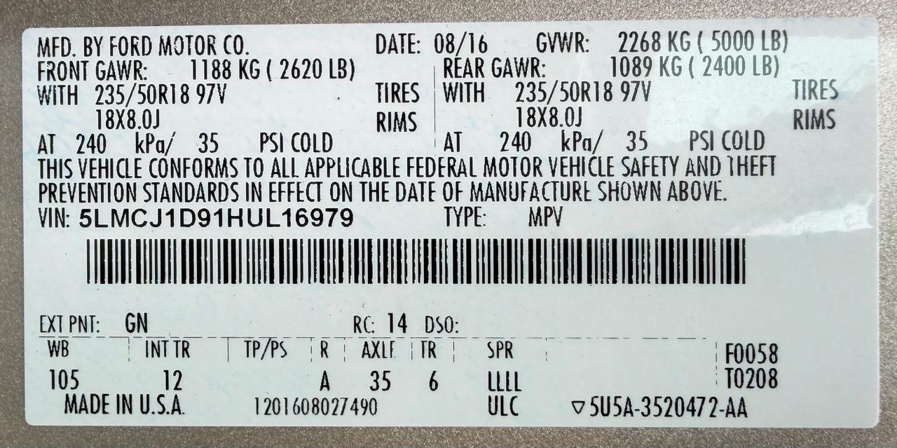 Lincoln MKC Premiere AWD 2017