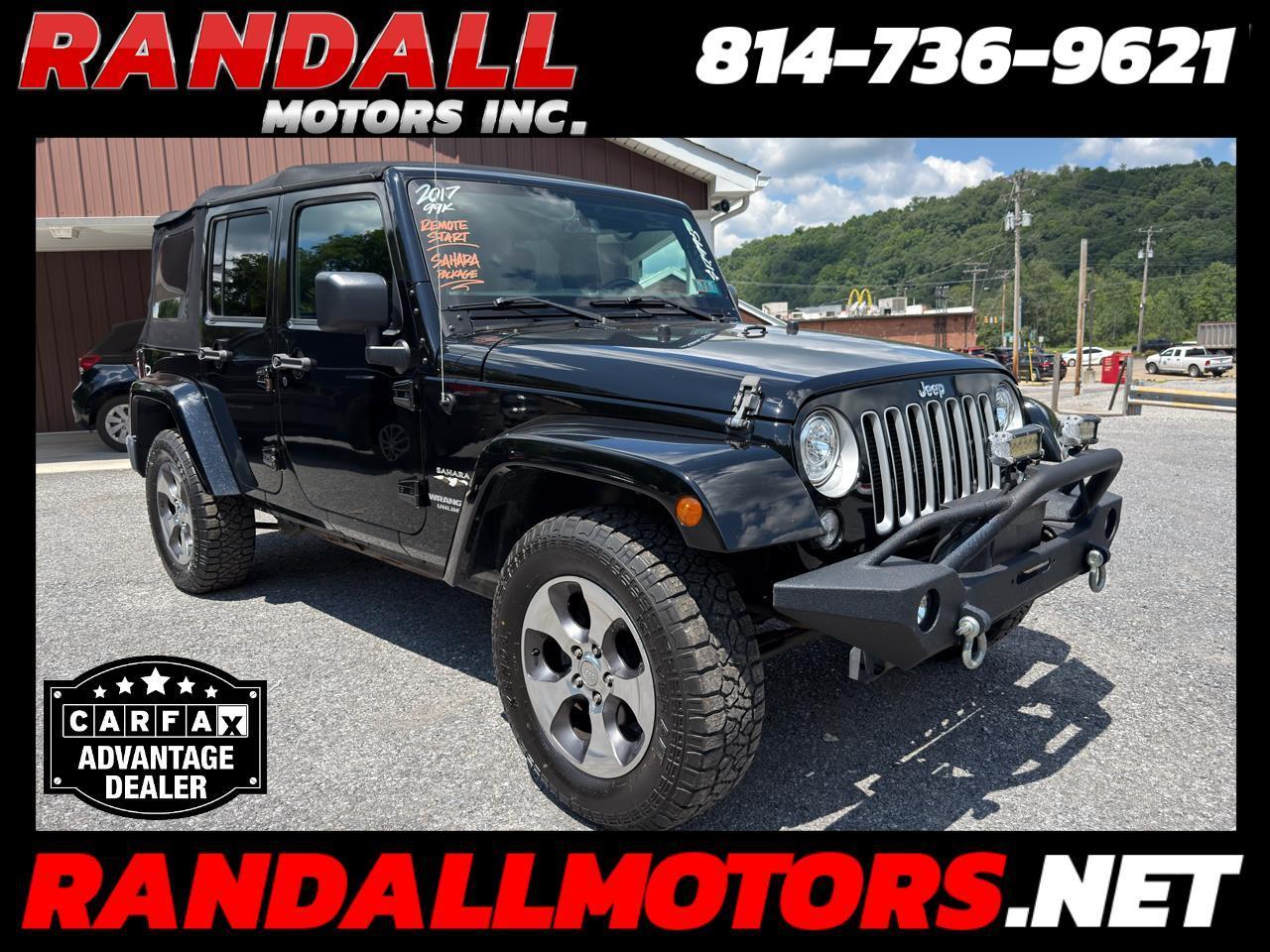 2017 Jeep Wrangler Unlimited Sahara 4x4