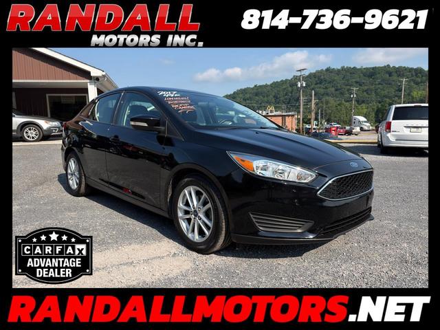 Black 2017 Ford Focus Sedan Front-Wheel Drive Automatic