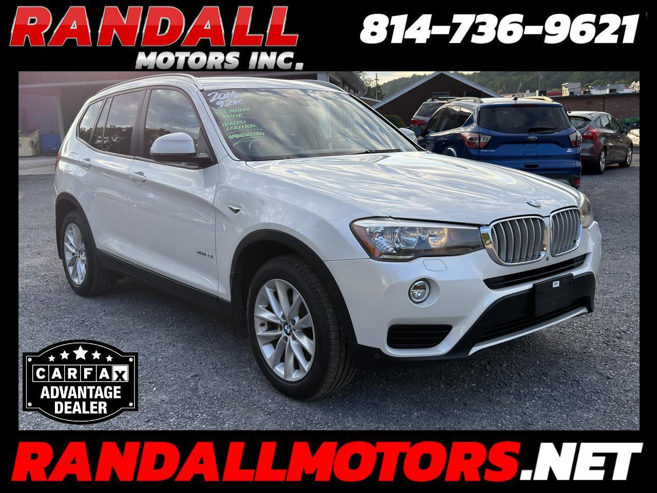 BMW X3 AWD 4dr xDrive28i 2016