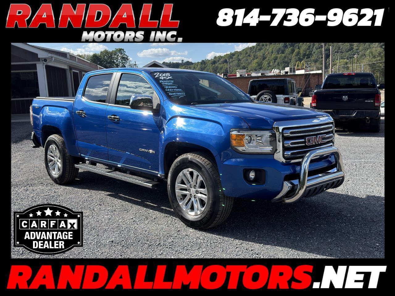 2018 GMC Canyon 4WD Crew Cab 128.3" SLT