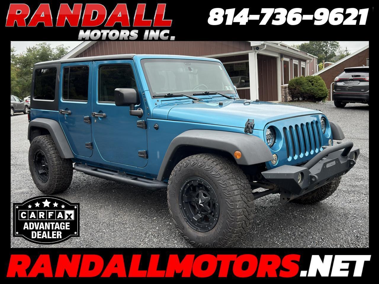 2016 Jeep Wrangler Unlimited Sport S 4x4