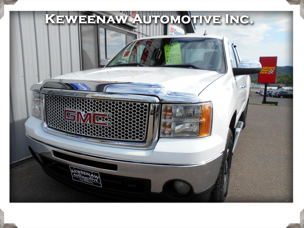Used 2011 GMC Sierra 1500 4WD Ext Cab 143.5" SLE for Sale in Houghton