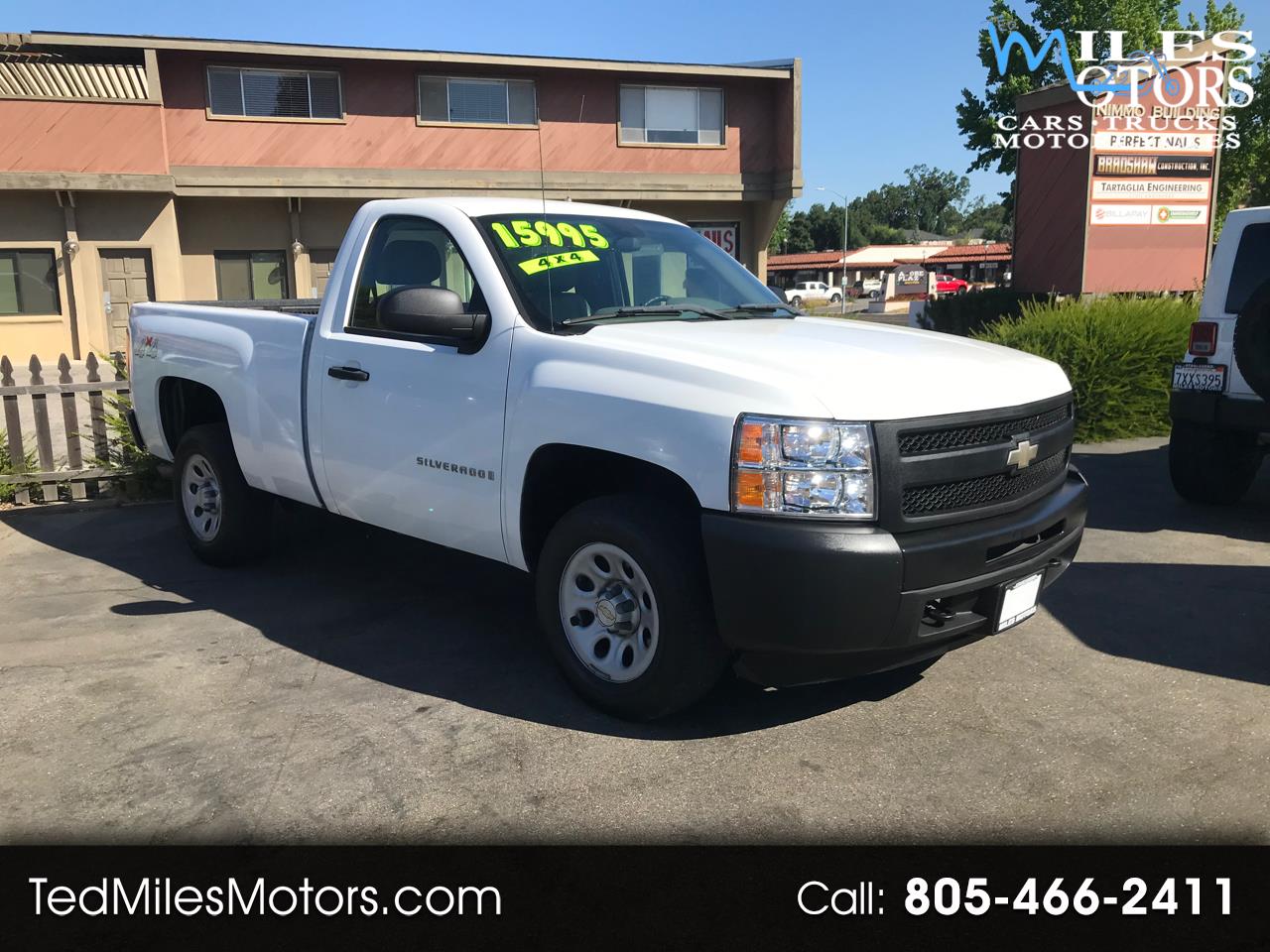 Used 2009 Chevrolet Silverado 1500 4WD Reg Cab 119.0" Work Truck for Sale in Atascadero CA 93422