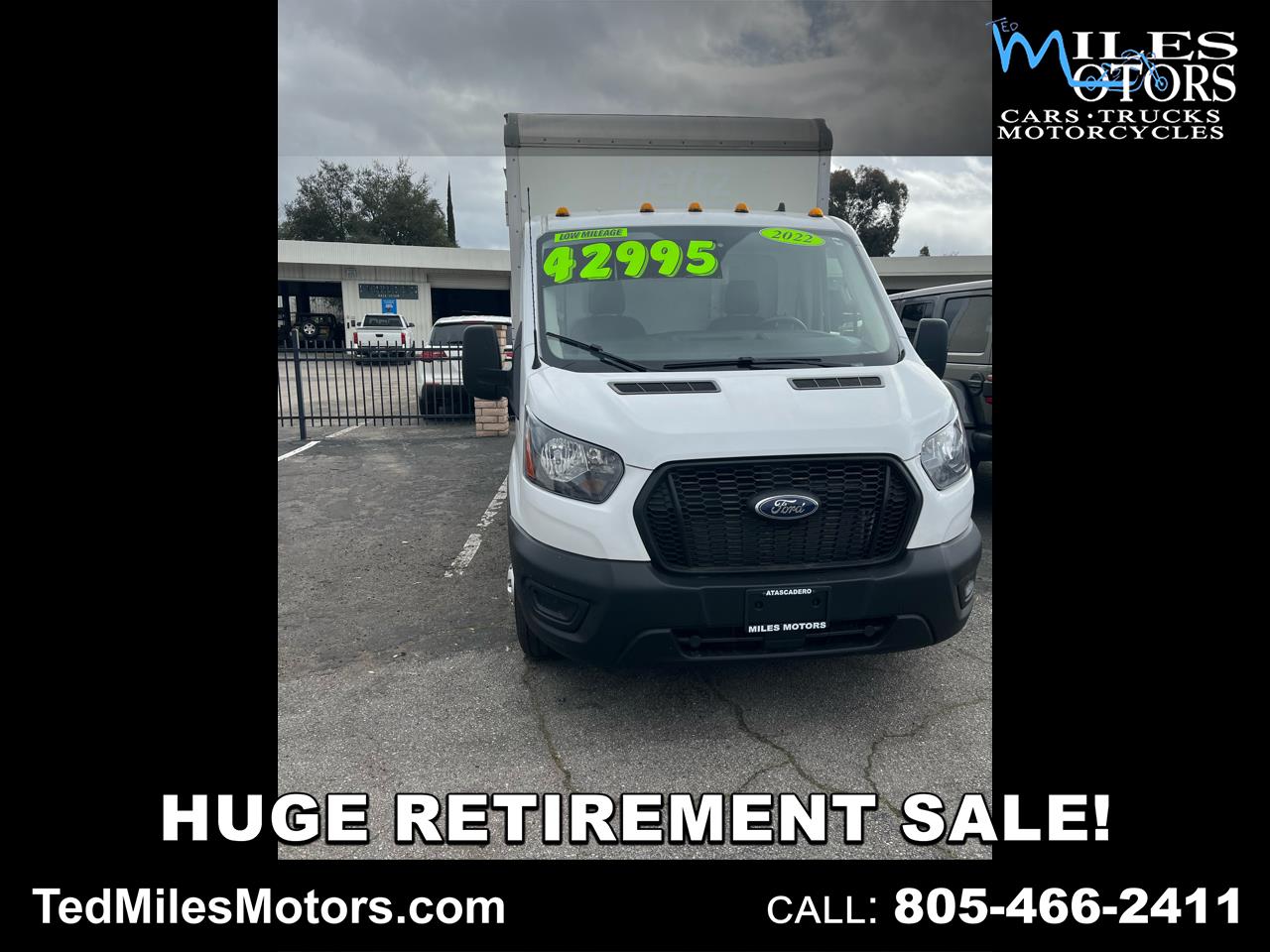 2022 Ford Transit Cutaway T-350 RWD DRW 138" WB 9950 GVWR