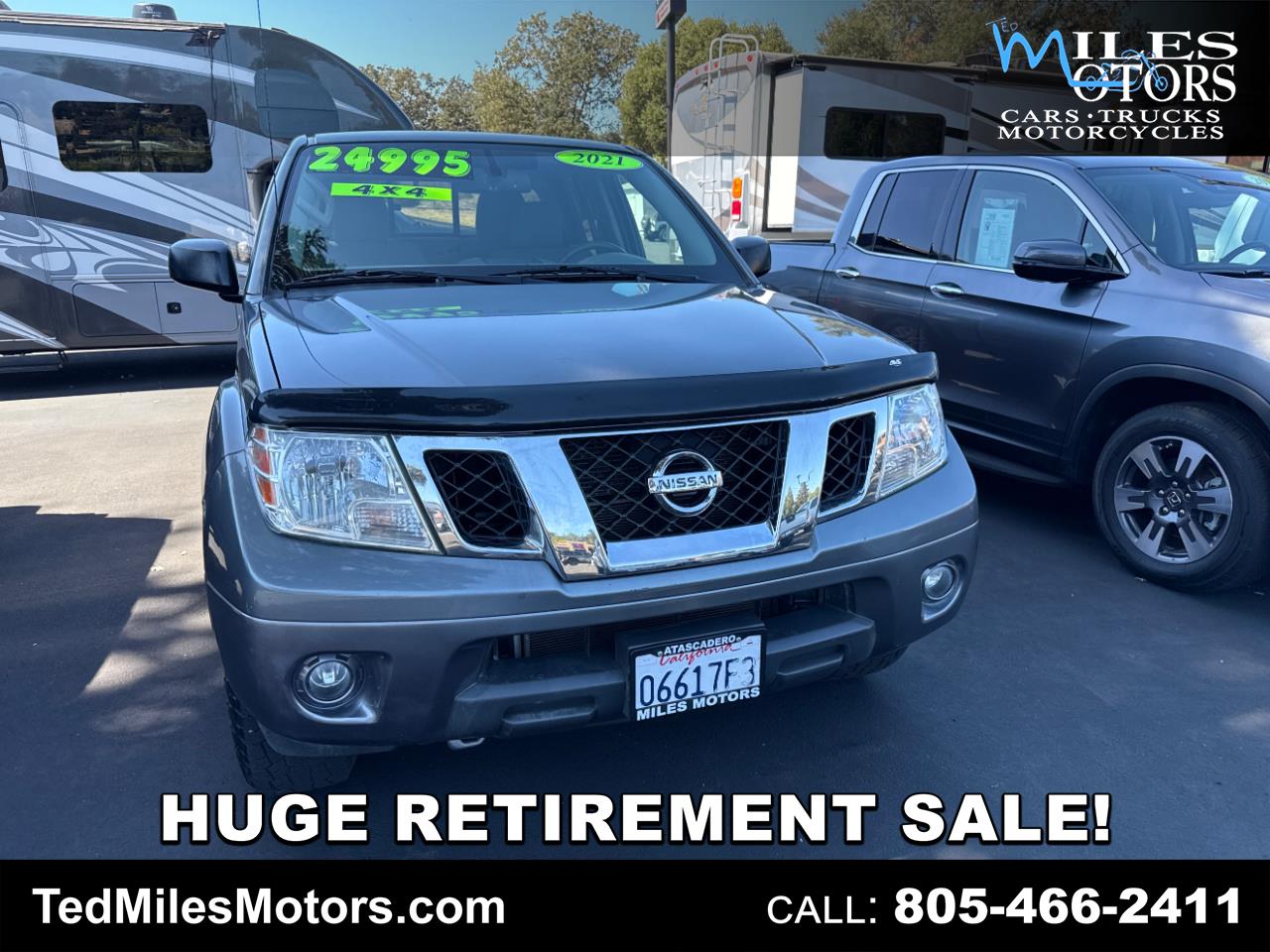 2021 Nissan Frontier Crew Cab 4x4 SV Auto Long Bed