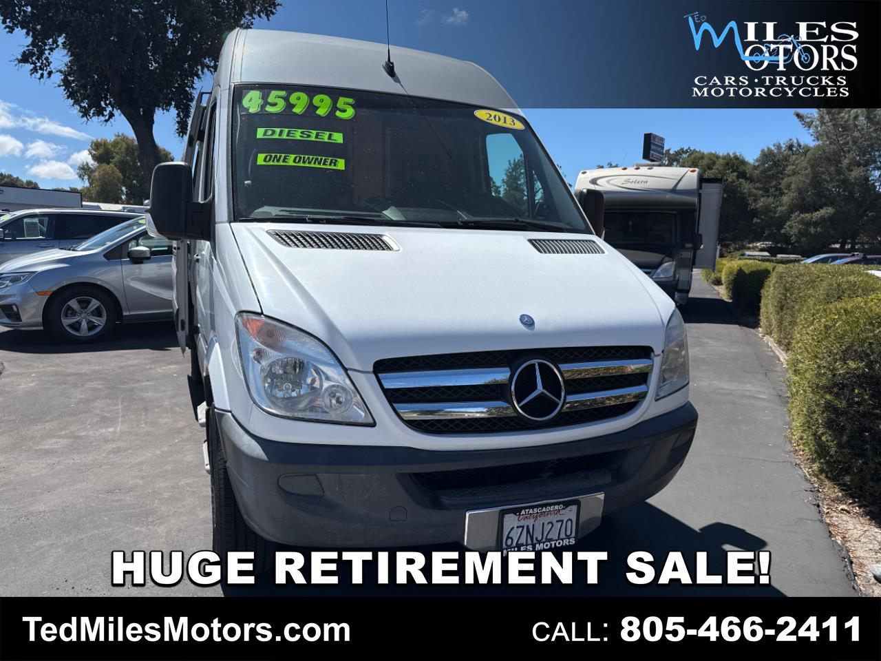 2013 Mercedes-Benz Sprinter Cargo Vans 2500 144"