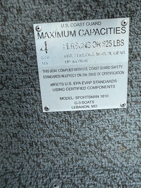 G3 Sportsman 1810  2020