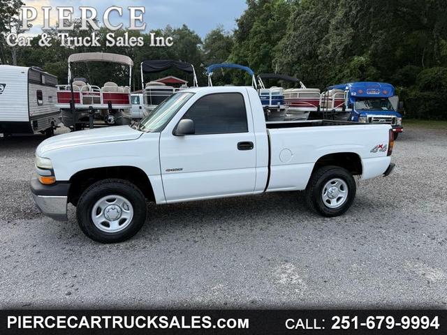 White 2000 Chevrolet Silverado 1500 Pickup Truck Four-Wheel Drive Automatic