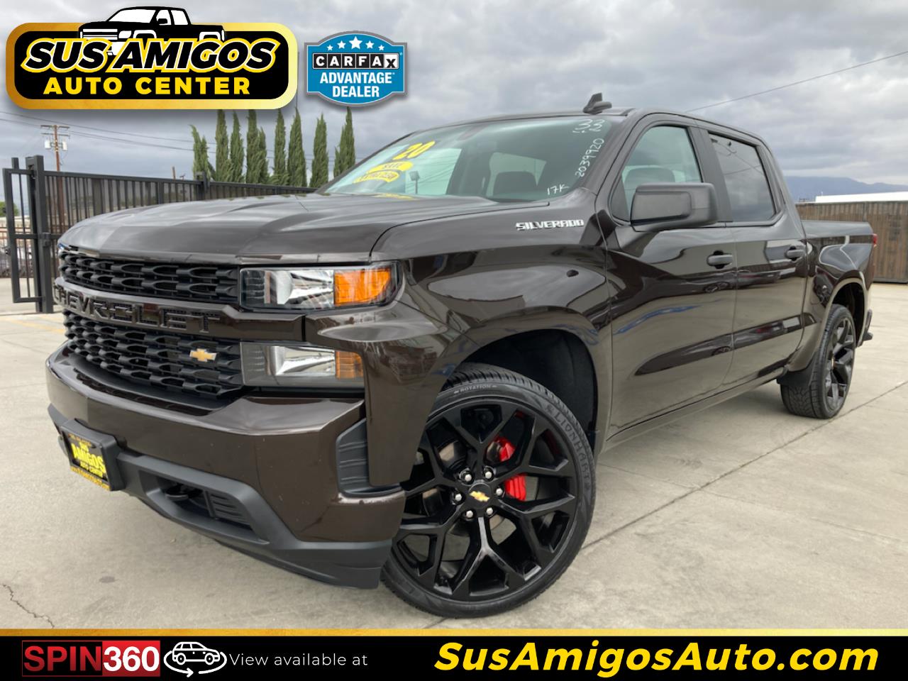 Used 2020 Chevrolet Silverado 1500 2WD Crew Cab 147" Custom for Sale in