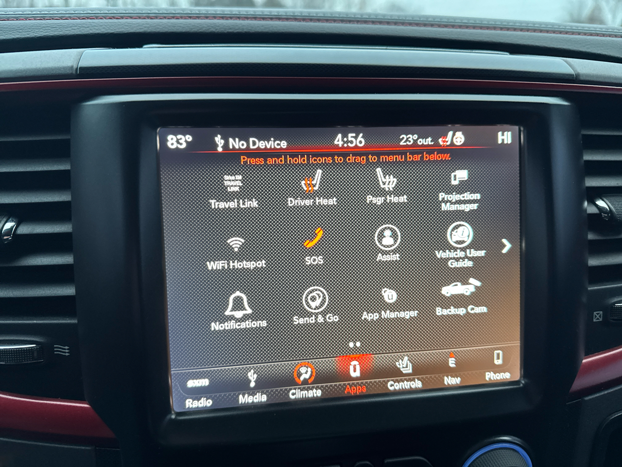 RAM 1500 4WD Crew Cab 140.5" Rebel 2018