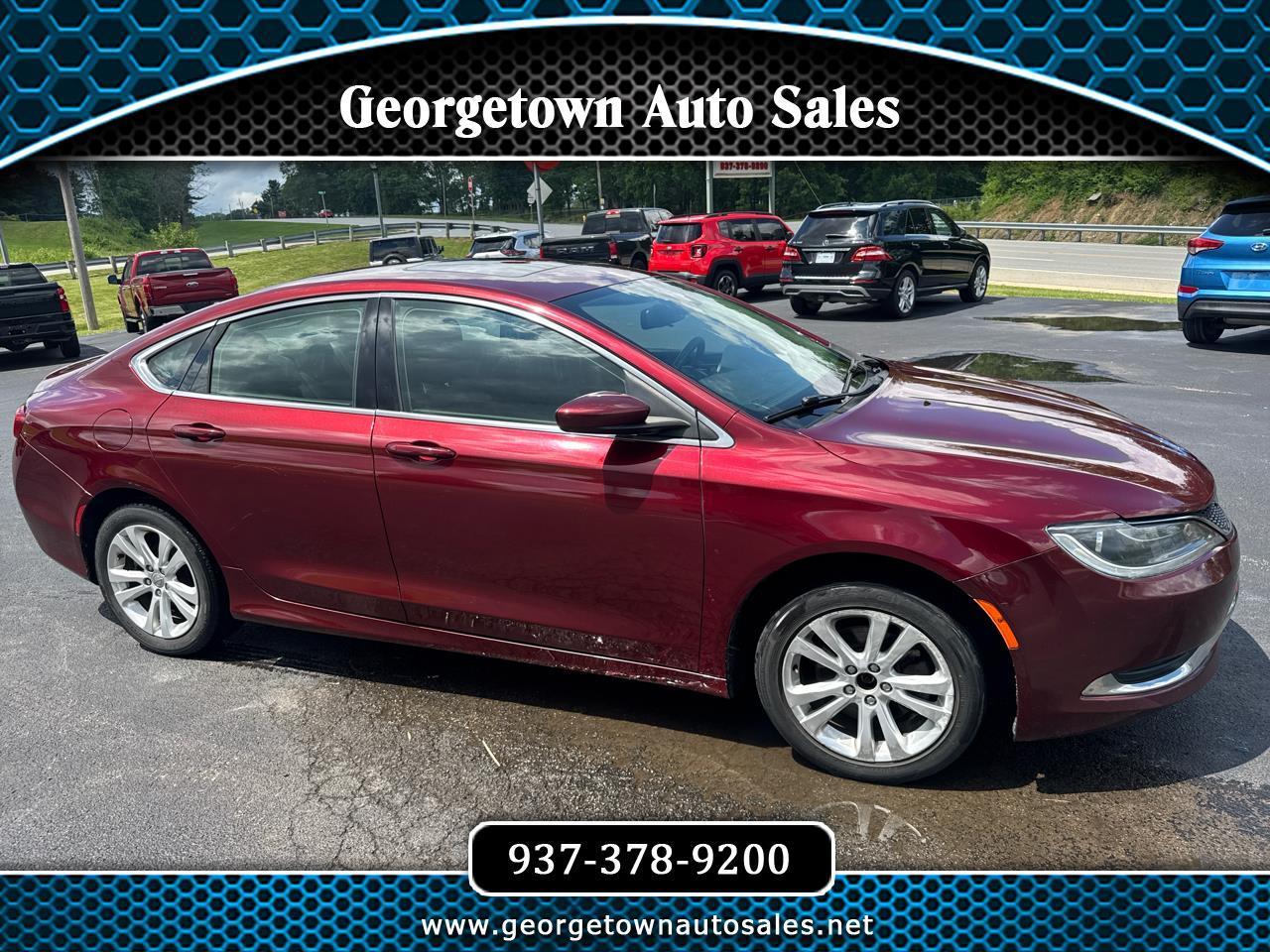 2015 Chrysler 200 4dr Sdn Limited FWD