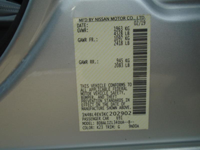 Nissan Altima 2.5 SL 2019