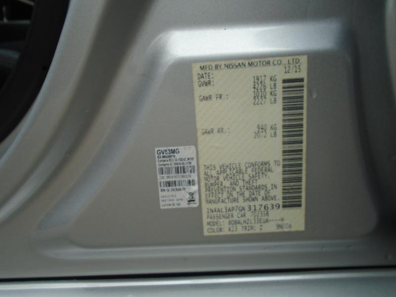 Nissan Altima 2.5 SR 2016