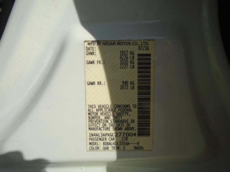 Nissan Altima 2.5 2016