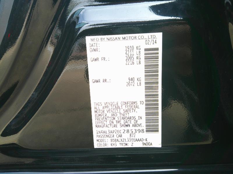 Nissan Altima 2.5 2014