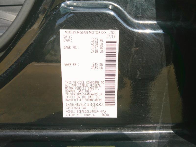 Nissan Altima 2.5 S 2020