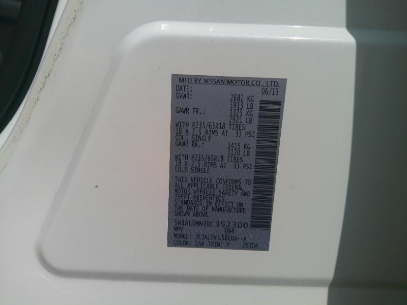 Infiniti JX FWD 2013