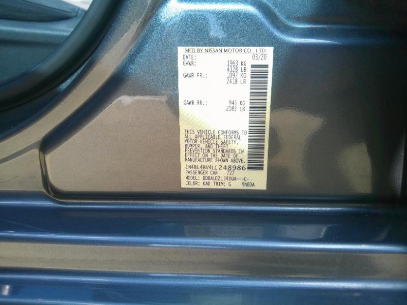 Nissan Altima 2.5 S 2020