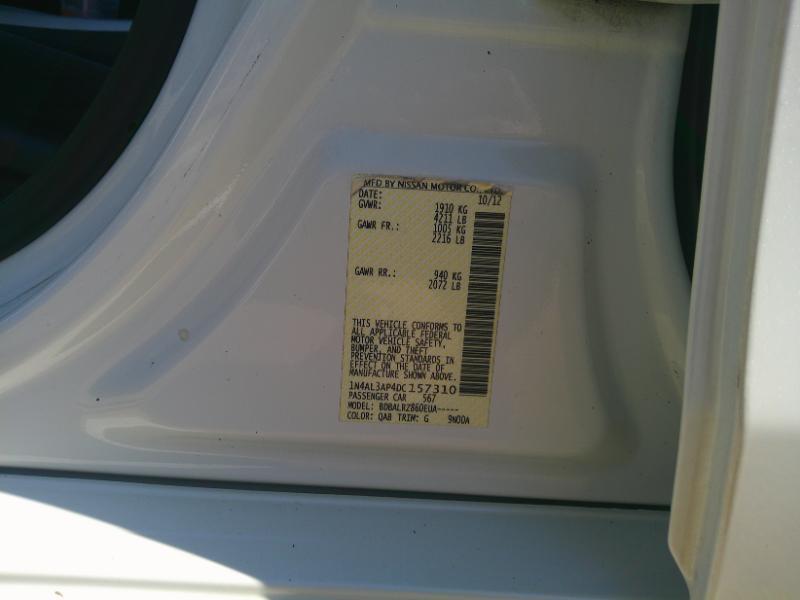 Nissan Altima 2.5 S 2013