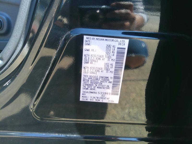 Infiniti QX60 FWD 2014