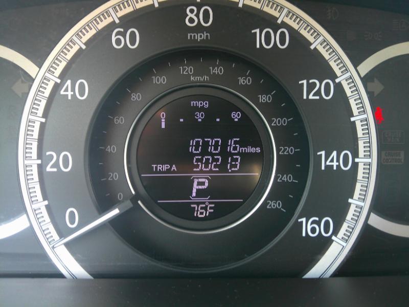 Honda Accord EX-L Sedan CVT 2013