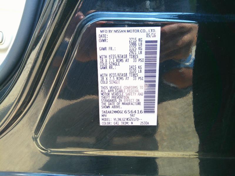 Nissan Pathfinder SL 4WD 2016