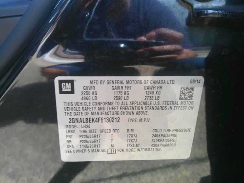 Chevrolet Equinox 1LT 2WD 2015
