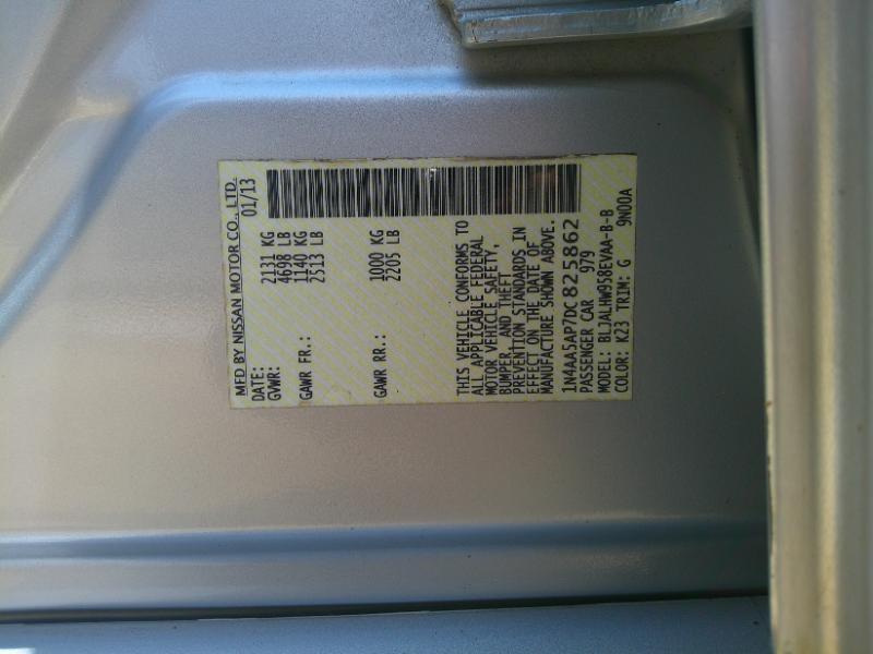 Nissan Maxima SV 2013