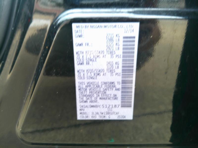 Infiniti QX60 Base FWD 2015