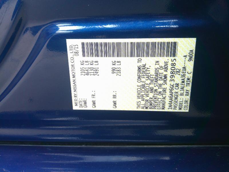 Nissan Maxima 3.5 SL 2016