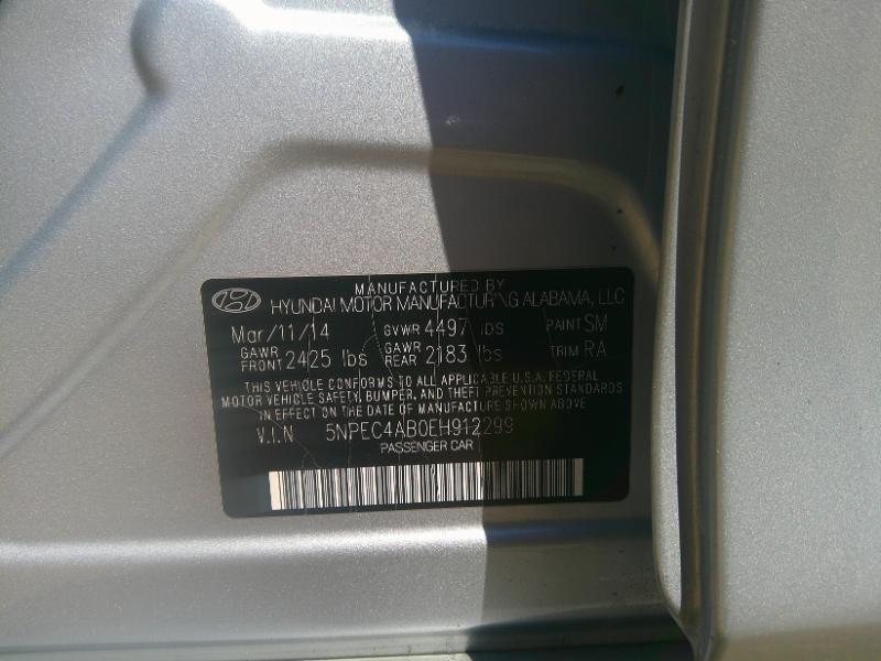 Hyundai Sonata SE 2.0L TGDI 2014